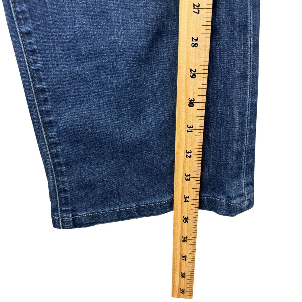 Lucky Brand Jeans Women's 12/31 Blue Brooke Boot Cut Denim Pants Stretch Whisker - Picture 15 of 16